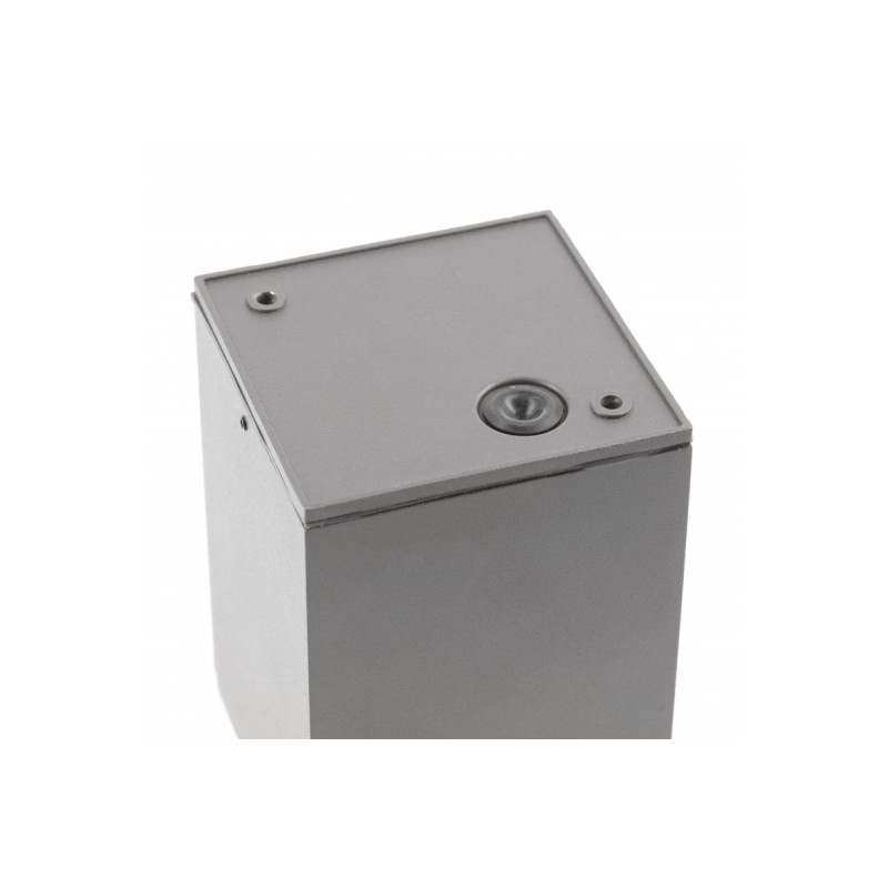 Потолочный светильник LENTO, алюминий 100x130 IP54 max 35W квадратный графит GTV OS-LEN100KWG-30