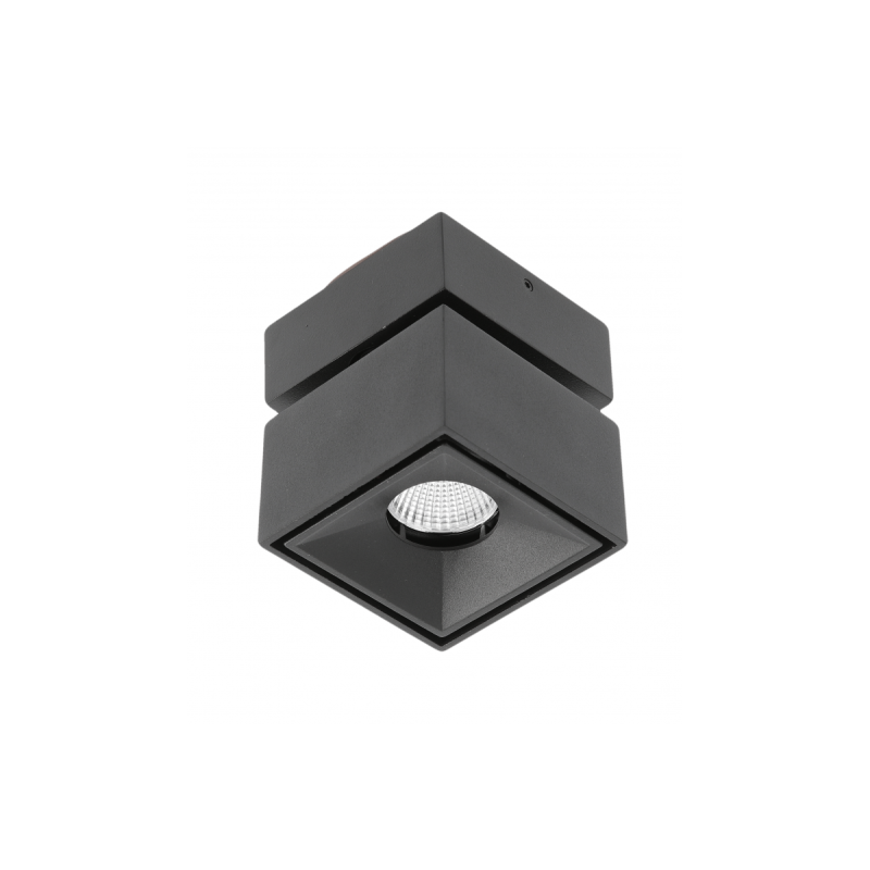 Світильник світлодіодний спот BIANCO 8 Вт 680 Лм 4000K IP20 квадратний чорний GTV LD-BNC8WKC-NB