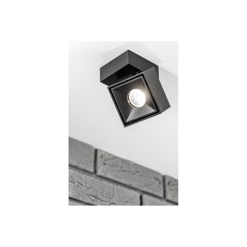 Світильник світлодіодний спот BIANCO 8 Вт 680 Лм 4000K IP20 квадратний чорний GTV LD-BNC8WKC-NB