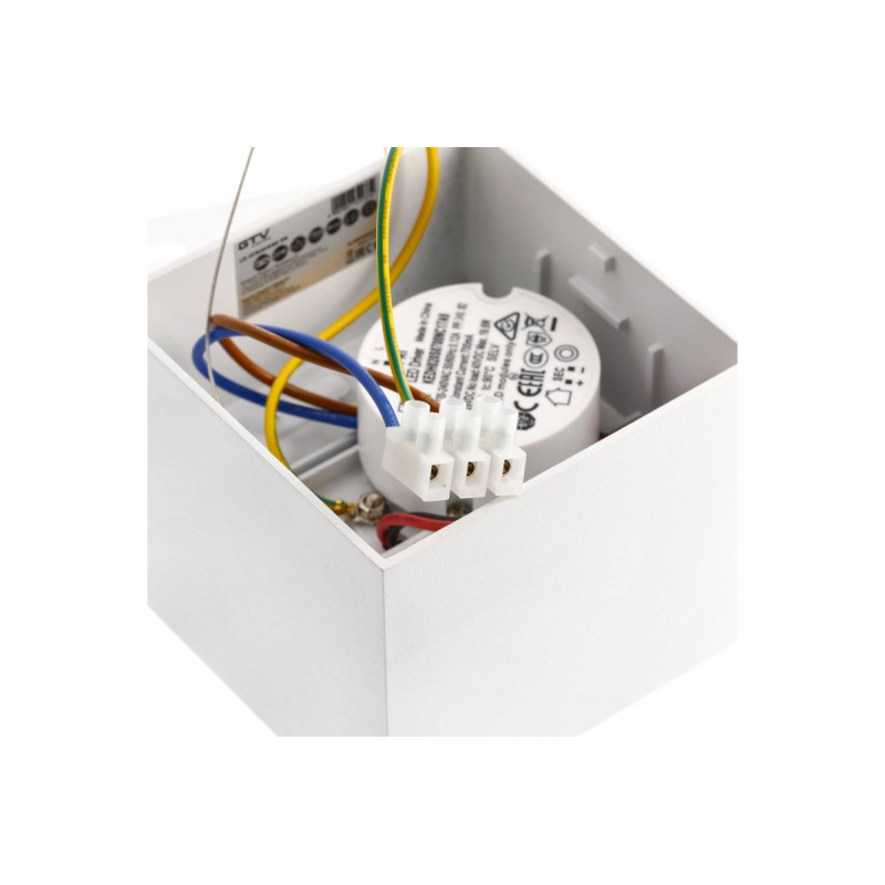 Светильник потолочный светодиодный спот ARTEMIDA 20 Вт 1920 Лм 4000K IP20 квадратный белый GTV LD-ATM20WBK-NB