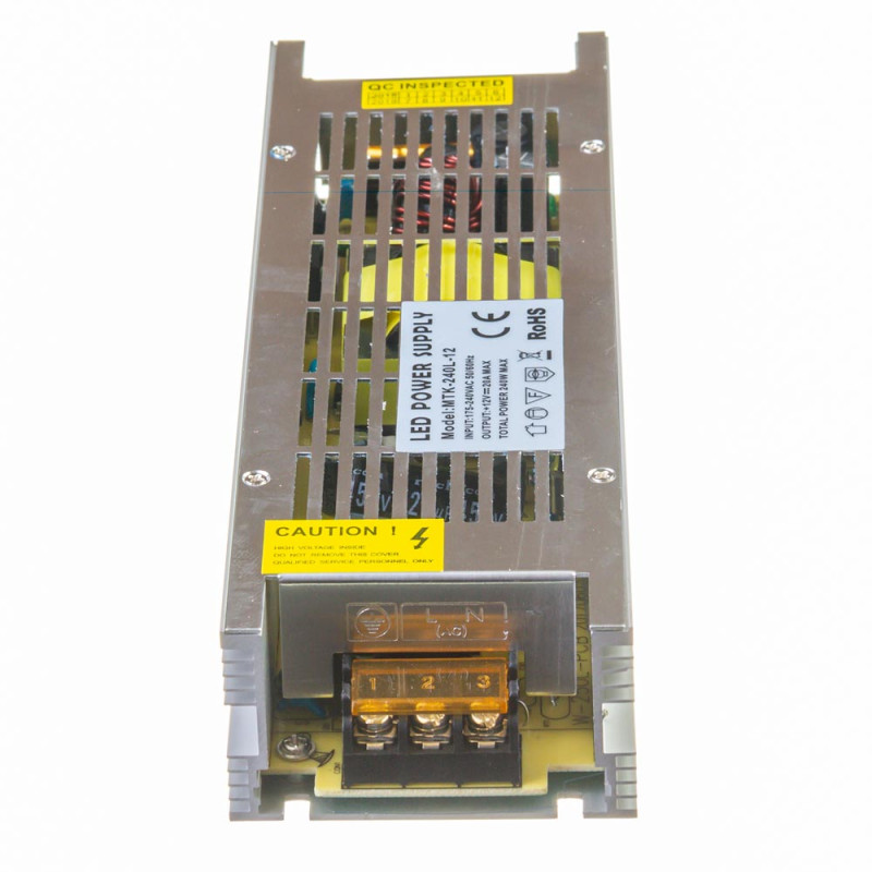 Блок питания 12V 240W 20А LONG IP20