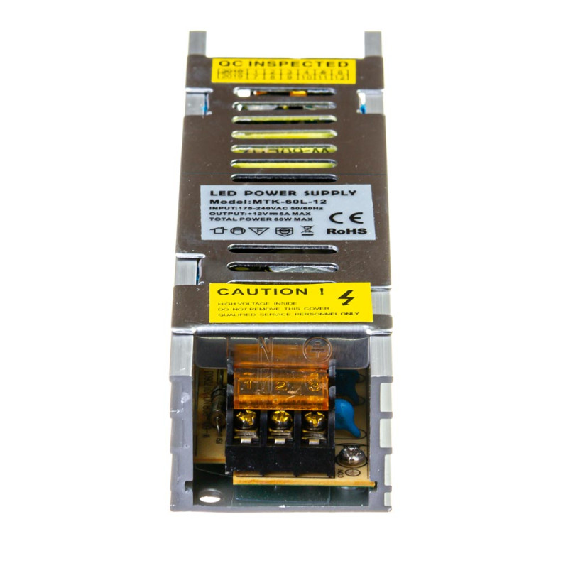 Блок питания 12V 60W 5А LONG IP20