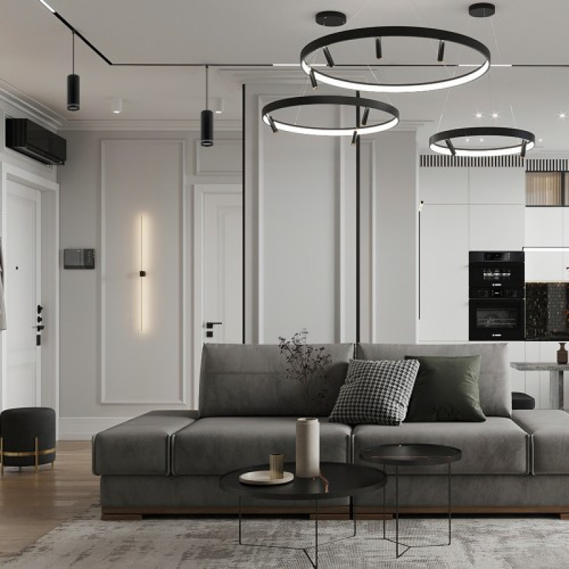 Подвесной трековый светильник Feron ML328-TR, черный 01939