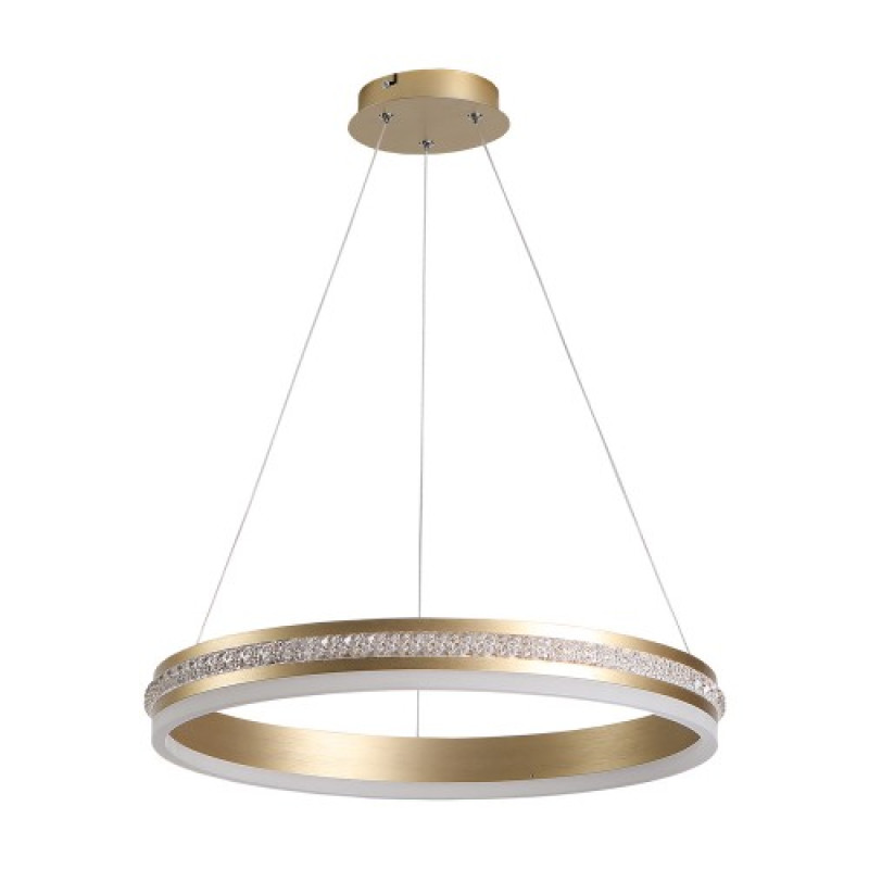 Светодиодный светильник Feron AL6610 50W круг, золотий 3200 Lm 4000K 40284