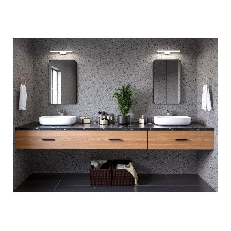 Світлодіодний світильник Katani 600 мм 12W 4000K IP44 RA >80 960lm хром GTV LD-KAT600-01