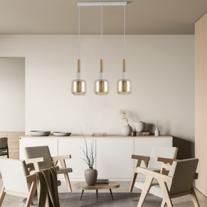 Підвісний світильник Ardero BL1433-2 DENVER під лампу білий 80534