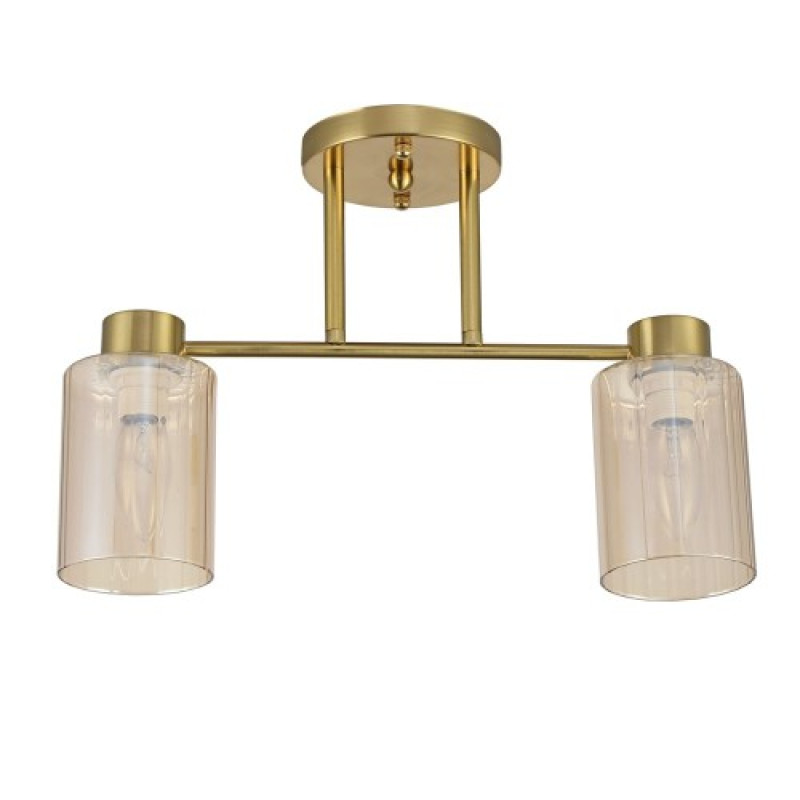 Накладной светильник-люстра потолочный Ardero BL1320-2 OSTIN под лампу золото 80519