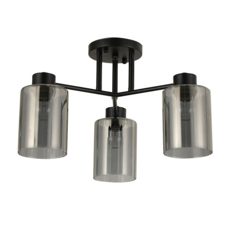 Накладной потолочный светильник Ardero BL1330-1 OSTIN под лампу черный 80523