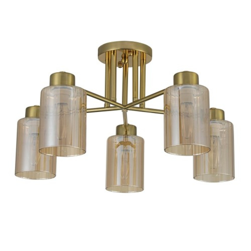 Накладной светильник-люстра потолочный Ardero BL1350-2 OSTIN под лампу золото 80521