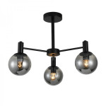 Накладной светильник-люстра потолочный Ardero BL1530-1 NEAPOL под лампу черный 80535