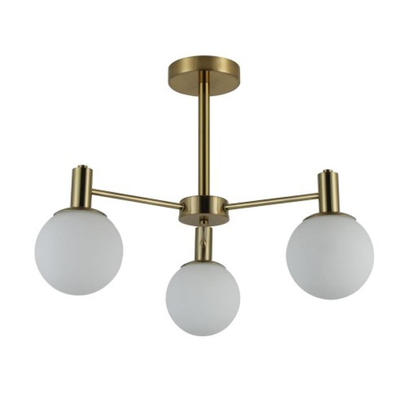 Накладний стельовий світильник-люстра Ardero BL1530 NEAPOL під лампу золото білий 80542