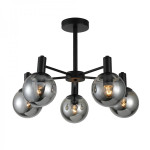 Накладной светильник потолочный-люстра Ardero BL1550-1 NEAPOL под лампу черный 80536