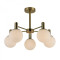 Накладной светильник потолочный-люстра Ardero BL1550 NEAPOL под лампу золото белый 80543
