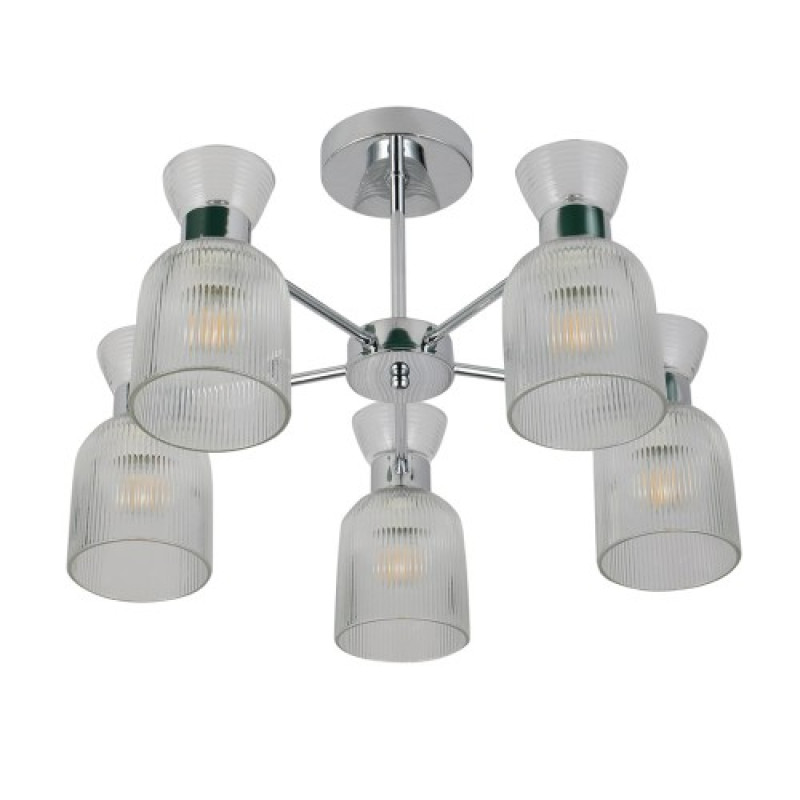 Накладной светильник-люстра потолочный Ardero BL1650-3 SHARLOTT под лампу хром 80546