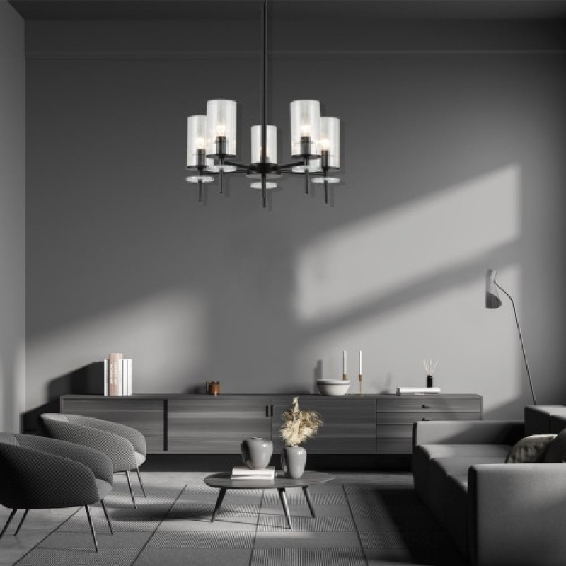 Накладной потолочный светильник Ardero BL1750-1 CHICAGO под лампу черный 80556