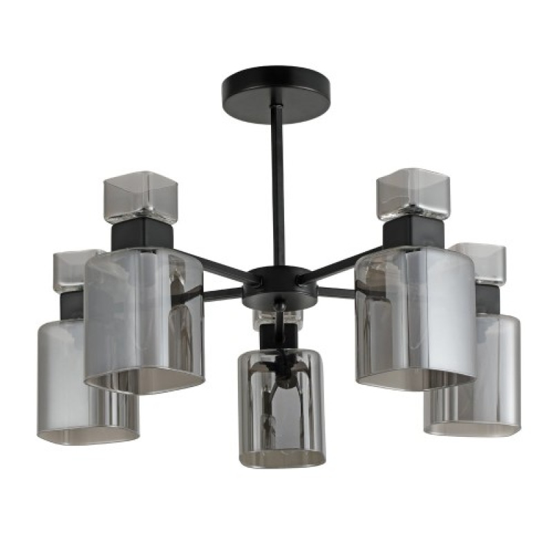 Накладной светильник-люстра потолочный Ardero BL1150-1 OLIVIA под лампу черный. 80506