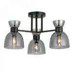 Накладний стельовий світильник-люстра Ardero BL1230-1 MARSEILLE під лампу чорний 80516