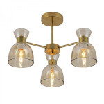 Накладной светильник-люстра потолочный Ardero BL1230-2 MARSEILLE под лампу золото. 80512