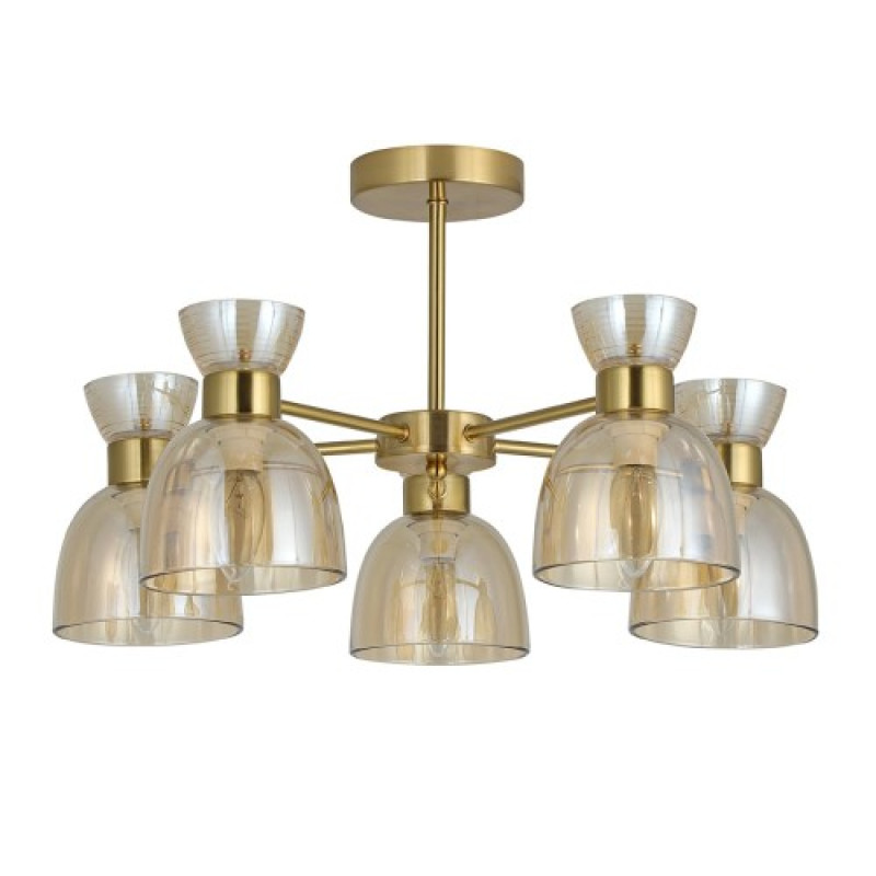 Накладний стельовий світильник-люстра Ardero BL1250-2 MARSEILLE під лампу золото 80513