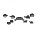 Накладной светильник Ledcoin ML472-8 под лампу черный (80445)