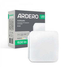 Накладной квадратный светодиодный светильник Ardero AL806ARD 18Вт IP40 5000К (80298)