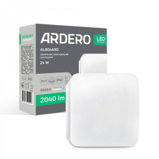 Накладной квадратный светодиодный светильник Ardero AL806ARD 24Вт IP40 5000К (80299)