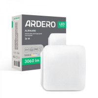 Накладной квадратный светодиодный светильник Ardero AL806ARD 36Вт IP40 5000К (80300)