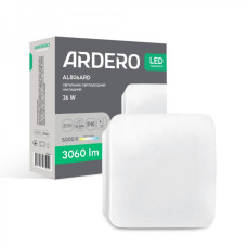 Накладной квадратный светодиодный светильник Ardero AL806ARD 36Вт IP40 5000К (80300)