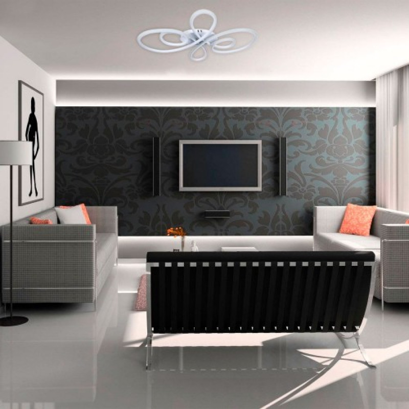 Светодиодная люстра Ardero AL6540ARD FABIO М 95Вт белый 80497