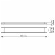 Линейный LED светильник VIDEX 18W 0.6m 5000K 220V (VL-BN-18065)