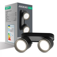 Накладной светильник поворотный спот Ardero ML418-2 черный под лампу 80327