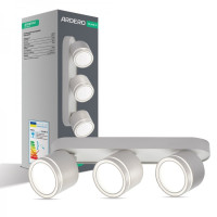 Накладний світильник поворотний спот Ardero ML418-3 під лампу білий 80328