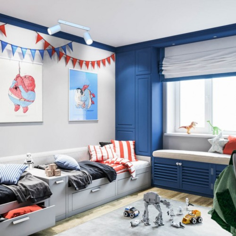 Накладной поворотный светильник спот Ledcoin ML314-2 под лампу белый (80375)