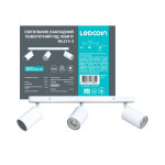 Накладной поворотный светильник спот Ledcoin ML314-3 под лампу белый (80377)