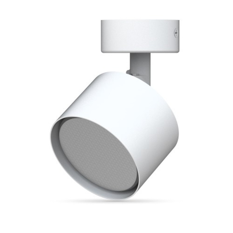 Накладной поворотный светильник спот Ledcoin ML411-1 под лампу белый (80312)