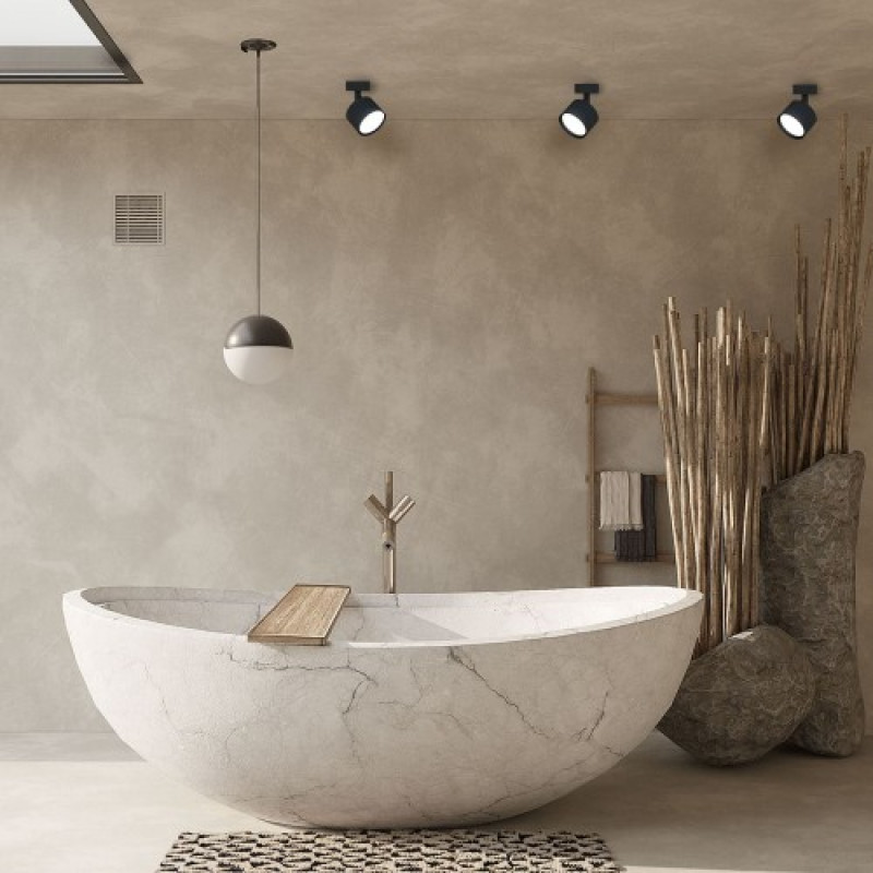 Накладной поворотный светильник спот Ledcoin ML411-1 черный под лампу (80313)