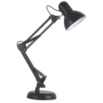 Лампа настольная телескопическая LEBRON L-TL-Tel, E27, 40W, черная 15-11-81-1