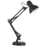 Лампа настольная телескопическая LEBRON L-TL-Tel-LONG, E27, 40W, черная