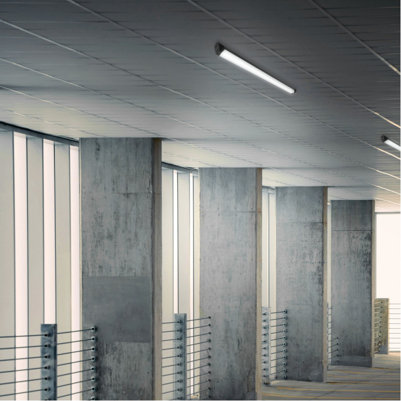 Линейный светодиодный светильник VIDEX 72W 1.2м 5000K 220V черный (VLE-BN-72125B)