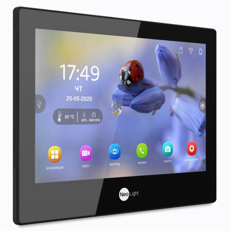 Видеодомофон Neolight ALPHA Hybrid black