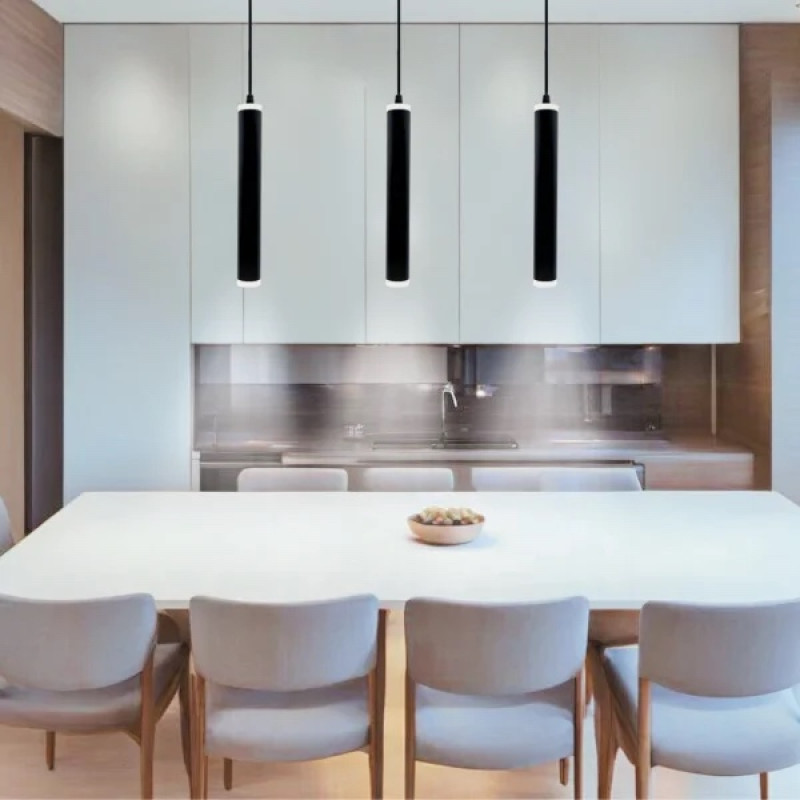 LED светильник VELMAX V-P-TRL, 12W, 4100K, 960Lm, O40*300, 220V, черный (25-33-36)