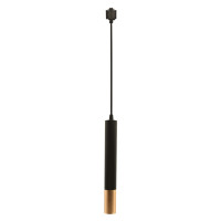 LED світильник VELMAX V-P-TRL, 12W, 4100K, 960Lm, O40*300, 220V,  чорно-золотий (25-33-92)