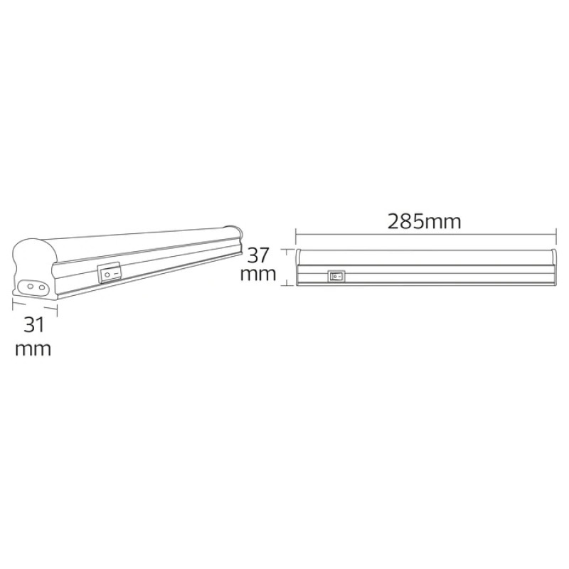 Светодиодный светильник линейный OMEGA-6 6W 6400K (052-002-0030-010)