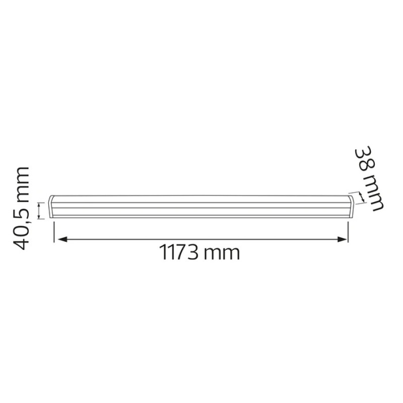 Светильник линейный LED Horoz DERE-30 30W 6400K 120см 052-007-0120-020