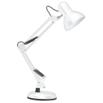 Лампа настольная телескопическая LEBRON L-TL-Tel, E27, 40W, белая 15-11-80-1