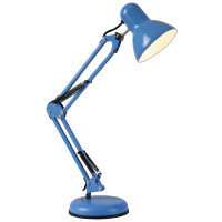 Лампа настольная телескопическая LEBRON L-TL-Tel, E27, 40W, синяя 15-11-82-1