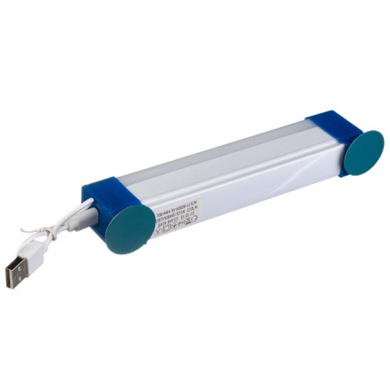 Светодиодный линейный светильник 17см USB на аккумуляторах с магнитами ( 1022707 )
