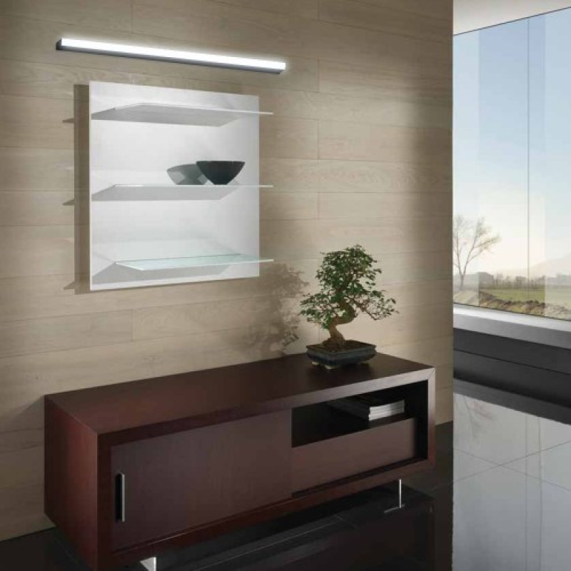 Светодиодный линейный светильник Feron AL4020 48W 4000К черный 01860