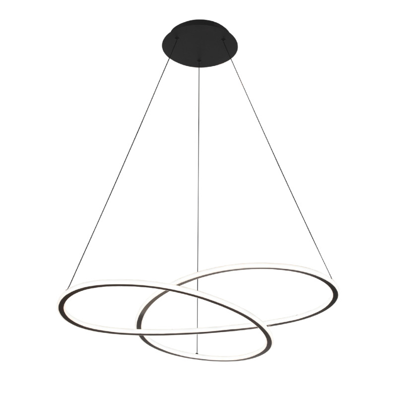 Светодиодный подвесной смарт светильник VIDEX DECORA 110W VL-CLD-989-BK