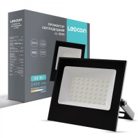 Светодиодный прожектор Ledcoin LL-5030 30Вт 6500K черный (80481)